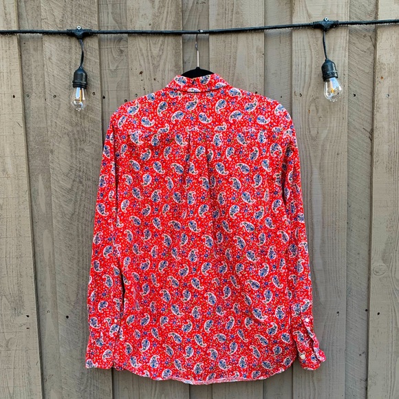 Tommy Hilfiger Paisley Print Button Down - Size M - Picture 2 of 4